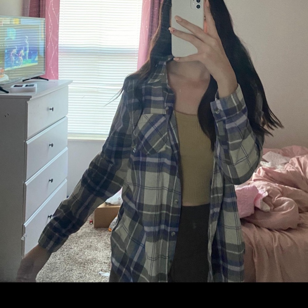 blue flannel